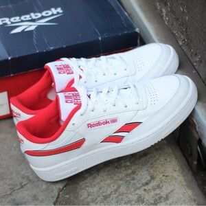 NEW Reebok Club C Revenge Classic Leather White Sneakers